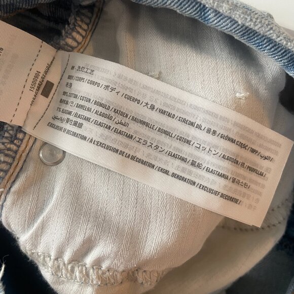 Abercrombie & Fitch Curve Love High Rise Ankle Straight Denim Jeans Sz 00 - Picture 6 of 7